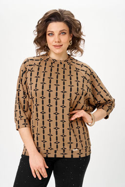 Джемпер Michel Chic 782/1 карамельный арабеск