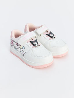 Kuromi ve Hello Kitty Bask?l? K?z ?ocuk Spor Ayakkab?