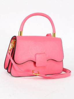 Сумка женская искусственная кожа Ch&K-1075, 1отд, плечевой ремень, розовый SALE 255081 - Adelia фото 6