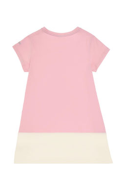 K_z _ocuk A__k Pembe _rme Elbise Sepette S_rpriz _ndirim - U.s. polo assn фото 2