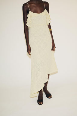 STUDDED LACE DRESS - Zara фото 11