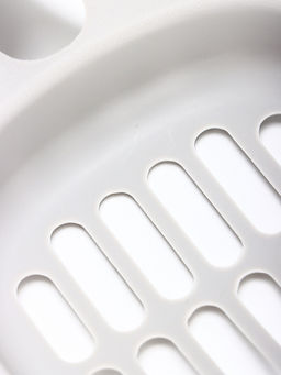 Цена за 5 шт. Совок для кошачьего туалета, 22.5×10×5 с, покрытие Soft-touch, пластик, серый