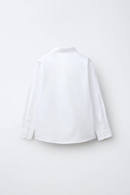 CAMISA LISA TRAJE / Blanco - Zara фото 2