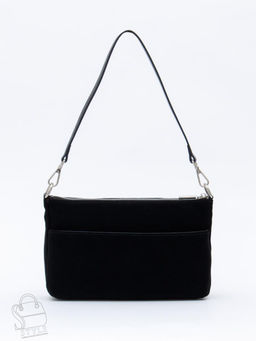 Сумка женская кожаная 8200PEF black Polina&Eiterou  в Новосибирске