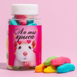 Мармелад Ля ты крыса, в банке, 150 г