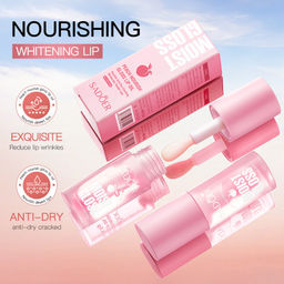 SADOER Масло-блеск для увлажнения и питание губ, персик