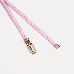 Ремень женский, ширина 1 см, пряжка металл, цвет розовый - Simaland фото 2