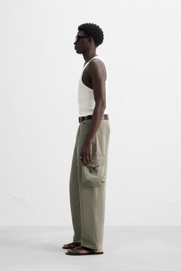 COTTON - HEMP RIBBED TANK TOP - Zara фото 12