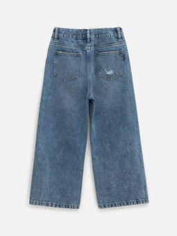 20210440026, Брюки джинсовые детские для девочек Brondte синий