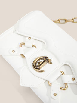 Женская сумка через плечо JUST CAVALLI CROSSED LACES Артикул 4450861, белый