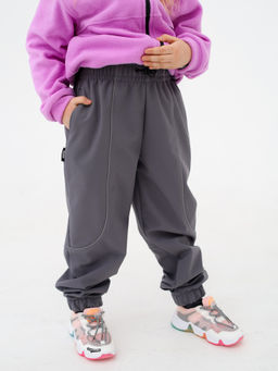 Джогеры SOFTSHELL, серые - Inzibe фото 2