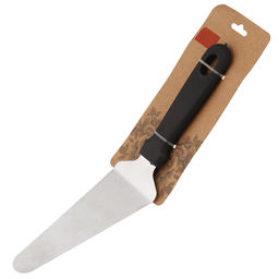 "Агата" Лопатка кондитерская из нержавеющей стали 25,5х5,8х3,5см, пластмассовая ручка, на картоне (Китай)