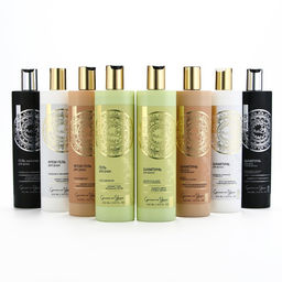 Цена за 2 шт. Шампунь для волос, 410 мл, восстановление повреждённых волос, BASIC LINE by URAL LAB