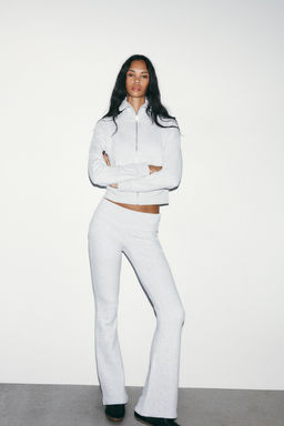 FLARE FLEECE TROUSERS - Zara фото 9