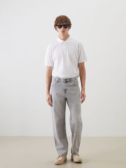 Baggy Fit Erkek Jean Pantolon