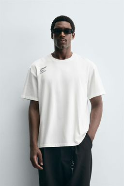 EMBROIDERED SLOGAN T-SHIRT - Zara фото 2
