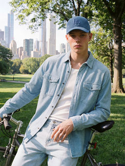 Regular Fit Erkek Jean G?mlek