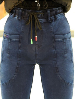 Джеггинсы жен. утепл._УЦЕНКА_5508 син