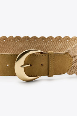 COMBINED RAFFIA BELT - Zara фото 2
