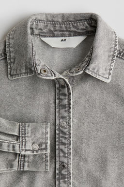 Vestido camisero en denim - H&m фото 2