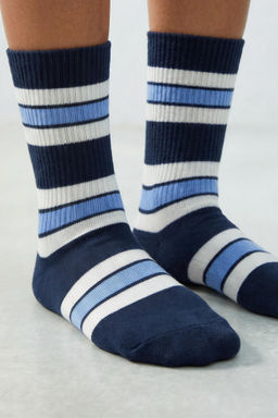 2-PACK OF LONG STRIPED SOCKS