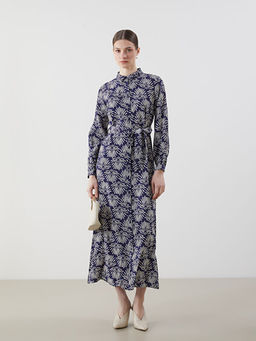 Desenli Kad?n G?mlek Elbise