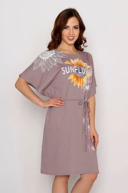 Платье "Солнце", какао