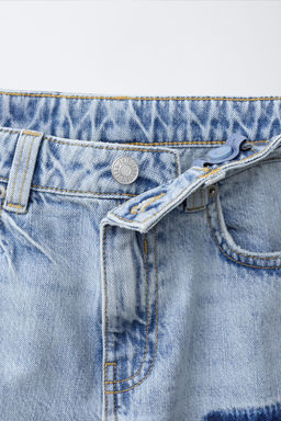 JEANS LOOSE PARCHES / Azul - Zara фото 3