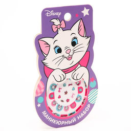 Цена за 2 шт. Наклейки для ногтей детские, Кошечка Мари