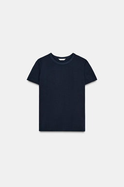 INTERLOCK SHORT SLEEVE T-SHIRT - Zara фото 15