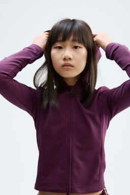 Chaqueta de deporte con capucha y cremallera - H&m фото 3