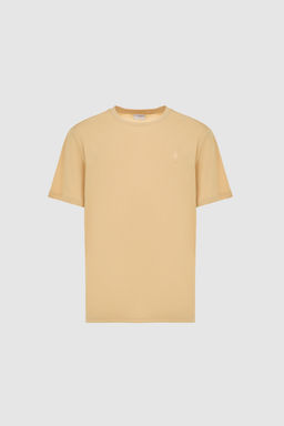 Erkek Regular Fit Bisiklet Yaka Bej Basic Ti__rt - U.s. polo assn фото 7