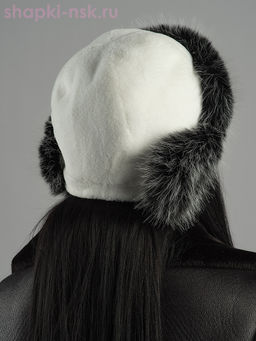 Нон-стоп кролик/чернобурка Ушанка женская (56-58)