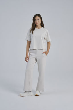 Брюки трикотажные Серо-бежевый