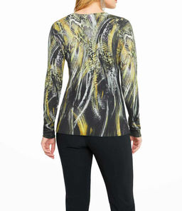 Кардиган, черно-лимонный - Ashley brooke фото 4