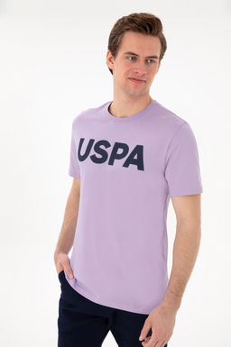 Erkek Regular Fit Bisiklet Yaka Lila Basic Ti__rt Sepette S_rpriz _ndirim - U.s. polo assn фото 3