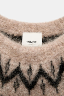 JUMPER WITH ALPACA JACQUARD SKI COLLECTION - Zara фото 23