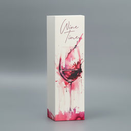 Коробка подарочная складная, упаковка, «Время пить вино», 9 х 32 х 9 см