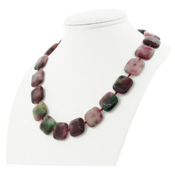 Турмалин имит плос квад 20мм бусы крт 50см