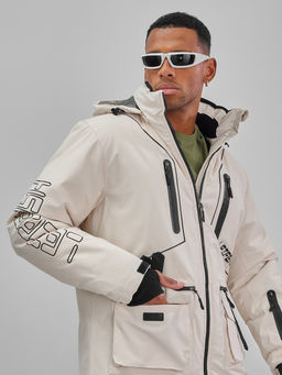 Горнолыжный костюм мужской зимний белого цвета 394Bl - Leifensh фото 17