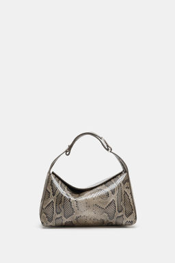 LEATHER ANIMAL PRINT HANDBAG - Zara фото 2