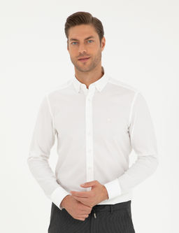 Рубашка Slim Fit белая