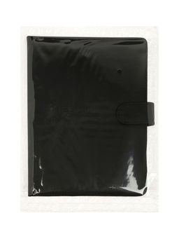 Дневник школьный 1-11 класс, ляссе, обложка искусственная кожа, с хлястиком, чёрный