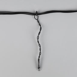 Гирлянда Бахрома 1.8?0.5 м, IP20, тёмная нить, 48 LED, свечение мульти, 8 режимов, 220 В - Luazon lighting фото 8