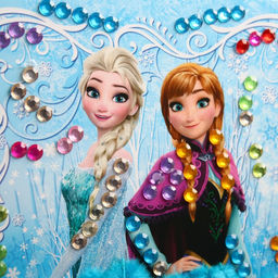 Аппликация перьями и стразами, бантик, А5 Следуй за мечтой!, Холодное сердце - Disney фото 2