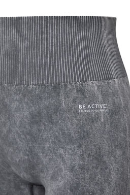 TRENDYOLMILLA Siyah Seamless/Dikissiz Y?kamal? Orme Spor Sort/K?sa Tayt THMSS23TY00034  фото 36