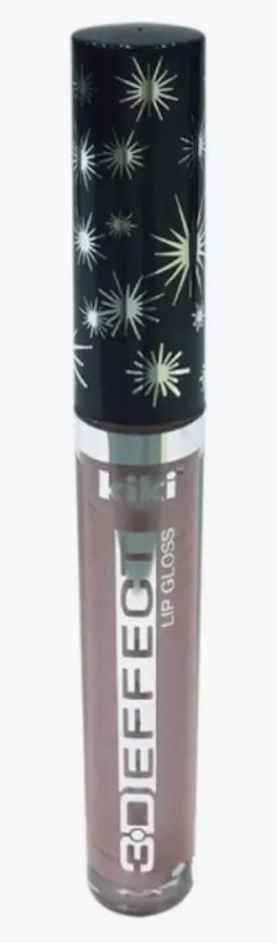 KIKI Помада-блеск Жидкая 3D EFFECT 918 бежево-коричневый металлик