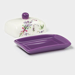 Маслёнка Доляна «Лаванда», 17×12×8.5 см