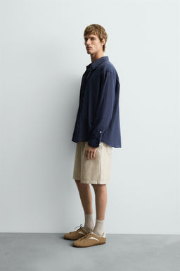 FADED RELAXED FIT BERMUDA SHORTS - Zara фото 4