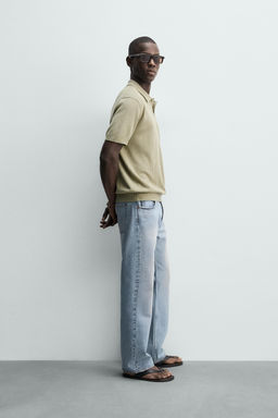 POLO PUNTO CANAL? / verde lavado - Zara фото 4